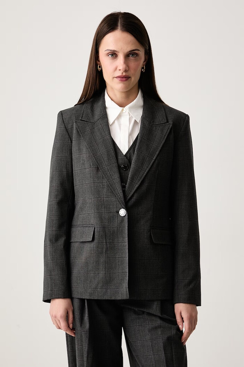 DKNY  jednoradové sako dámske s viskózou