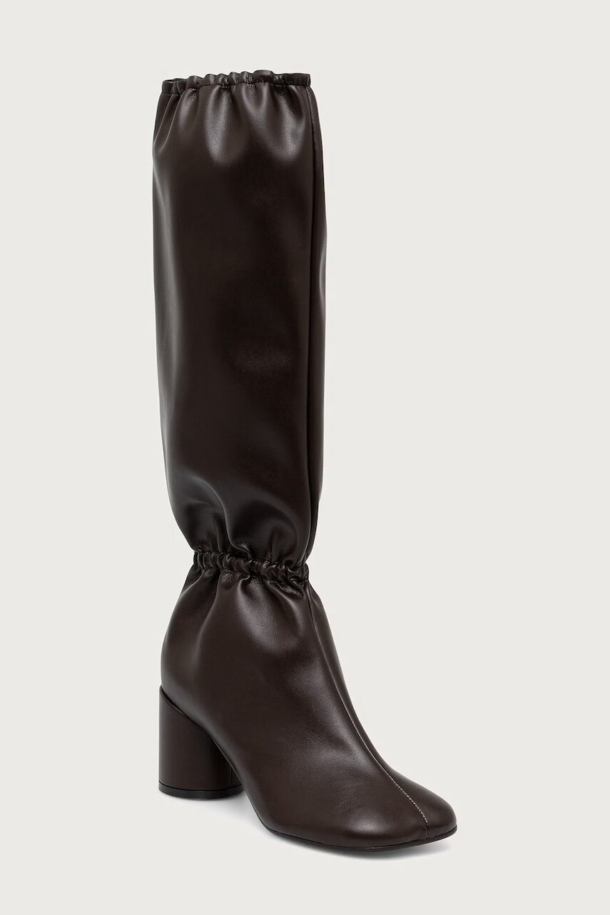 MM6 Maison Margiela čižmy dámske kožené