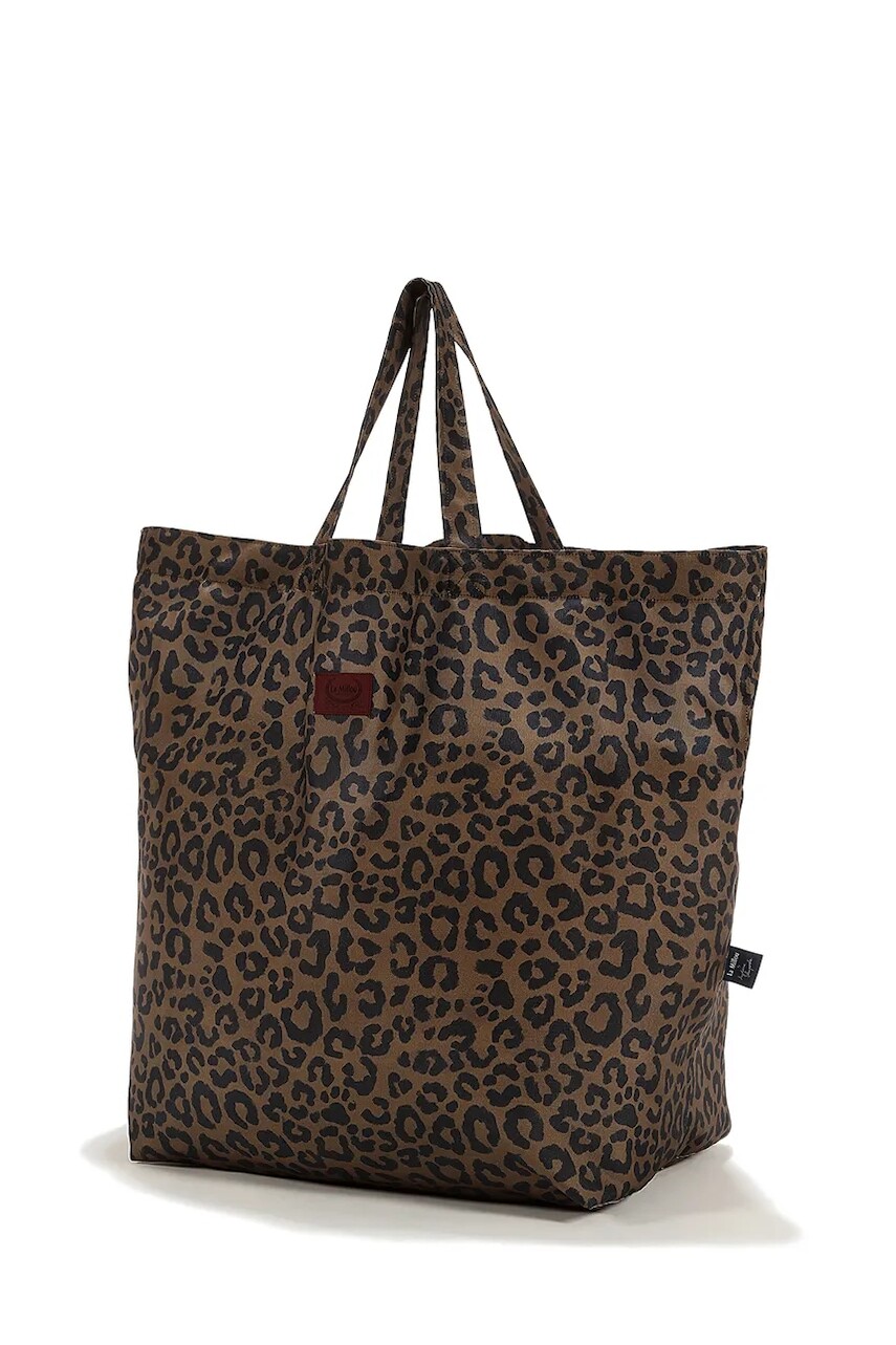 La Millou kabelka typu vak LEOPARD CHOCO