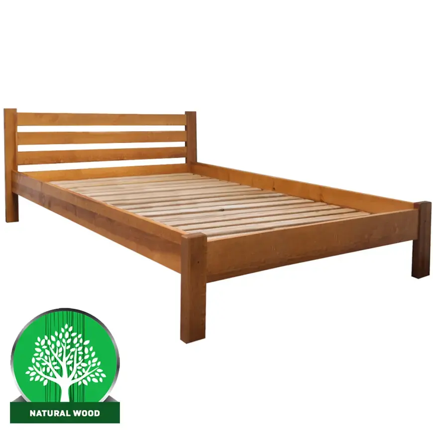 Posteľ Ewa 180x200 Drevo Buk Wyb. Jeľša
