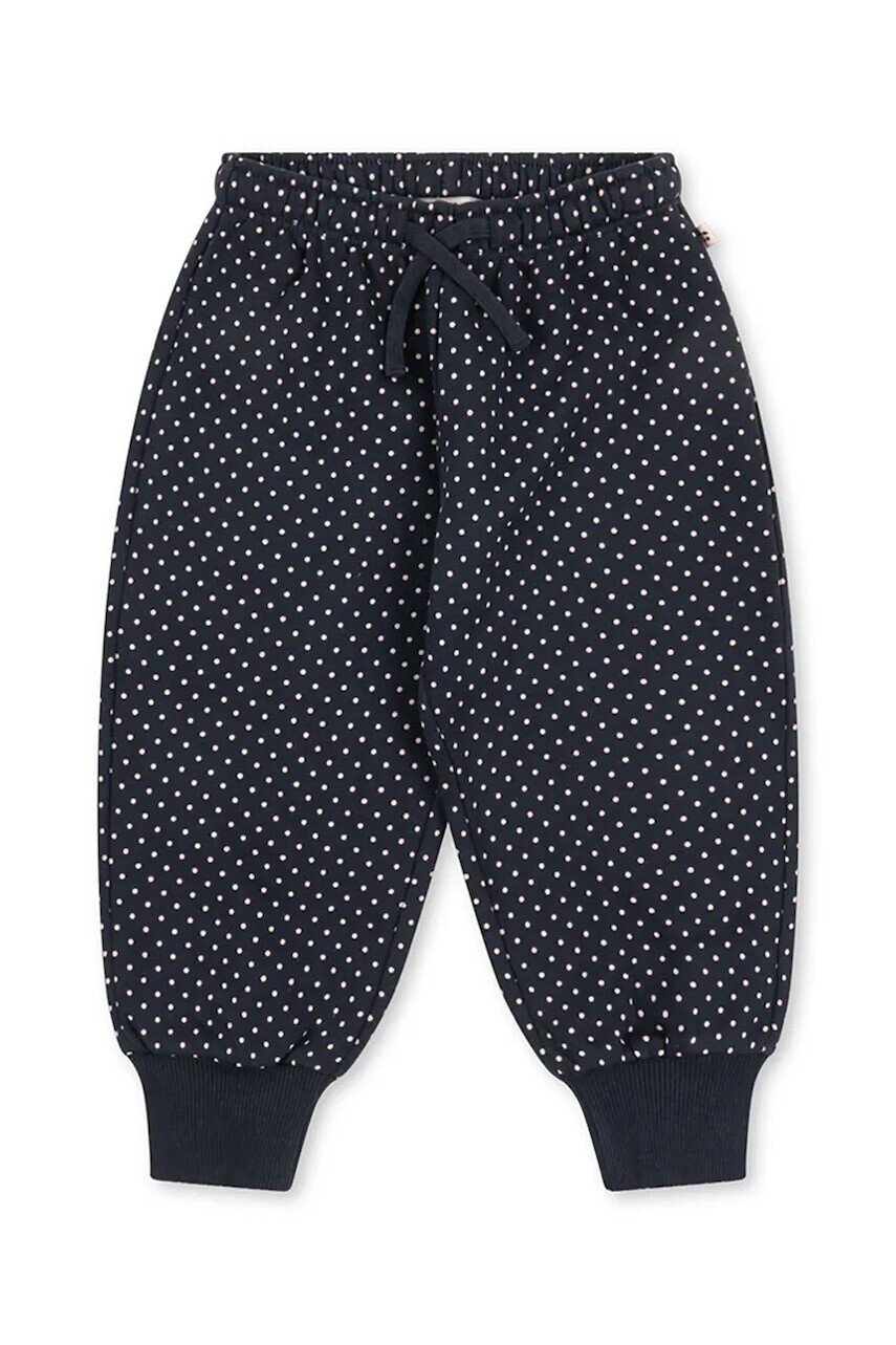 Konges Sløjd teplákové nohavice detské s bavlnou LOU DOT SWEAT PANTS GOTS