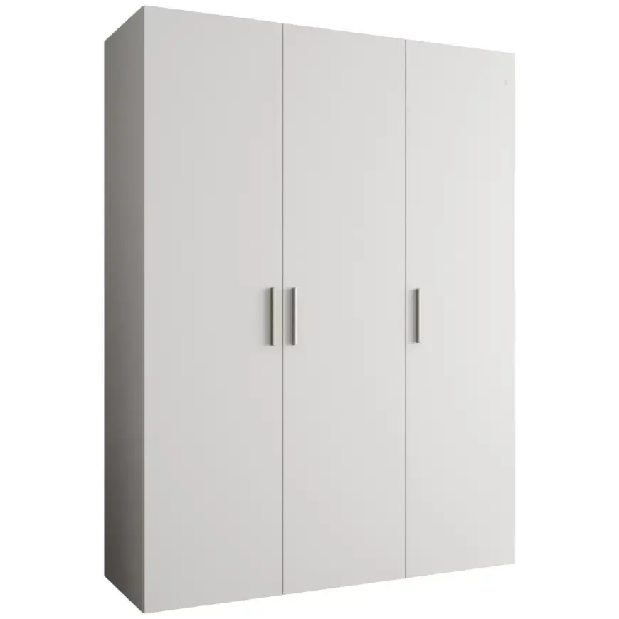 Skriňa Bari 1 150 biely/strieborný