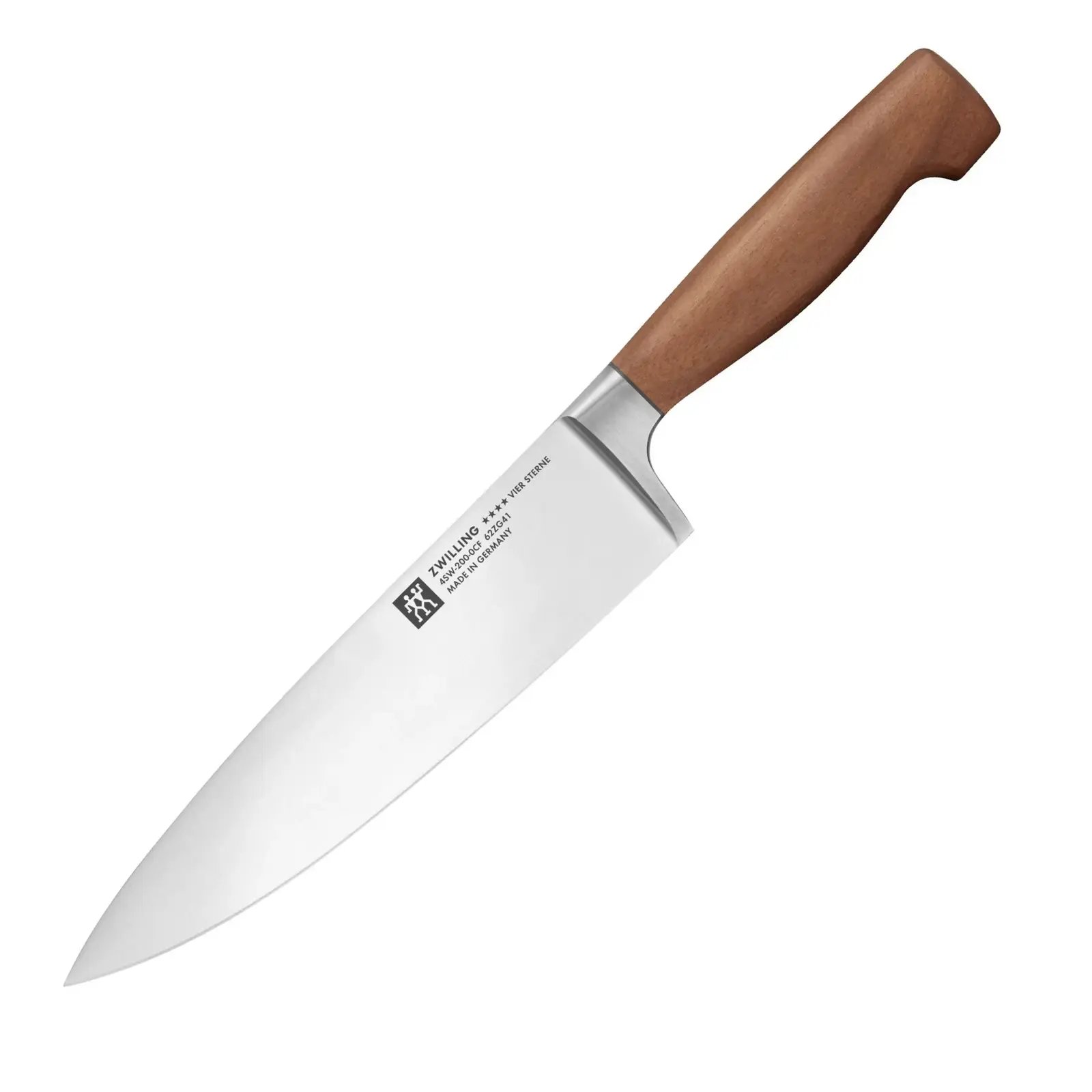 Kuchársky nôž FOUR STAR WOOD 20 cm, hnedá, Zwilling