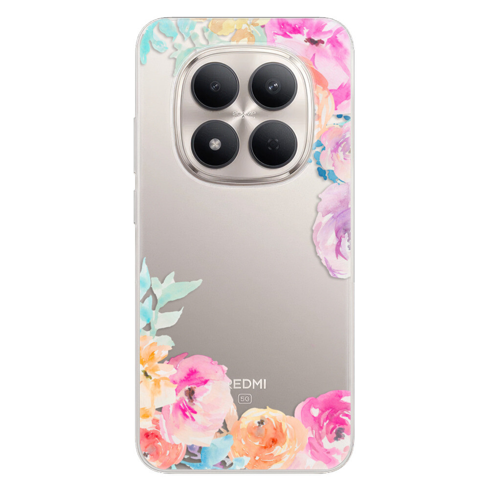 Odolné silikónové puzdro iSaprio - Flower Brush - Xiaomi Redmi Note 15 Pro 5G