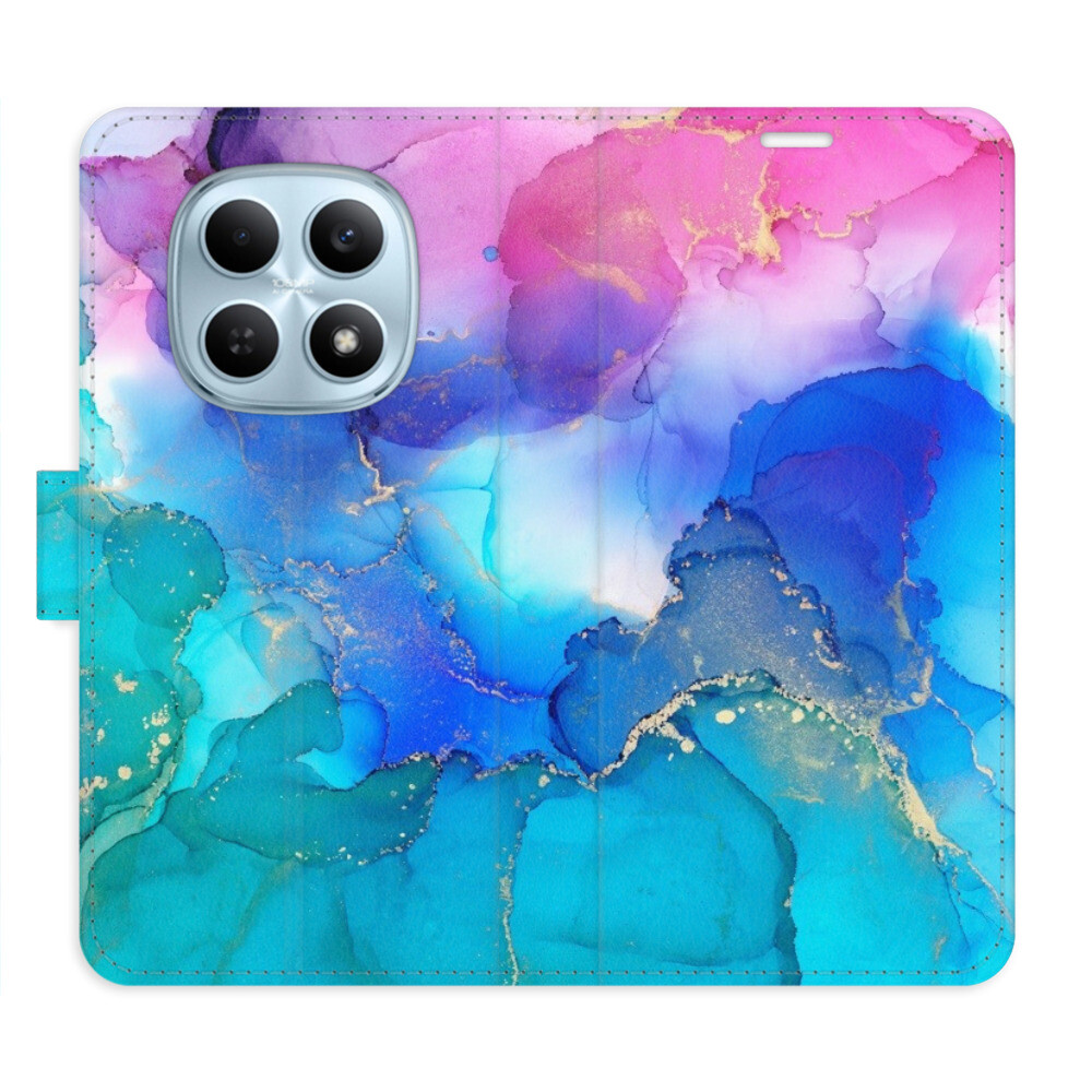 Flipové puzdro iSaprio - BluePink Paint - Xiaomi Redmi Note 15 4G / 15 5G