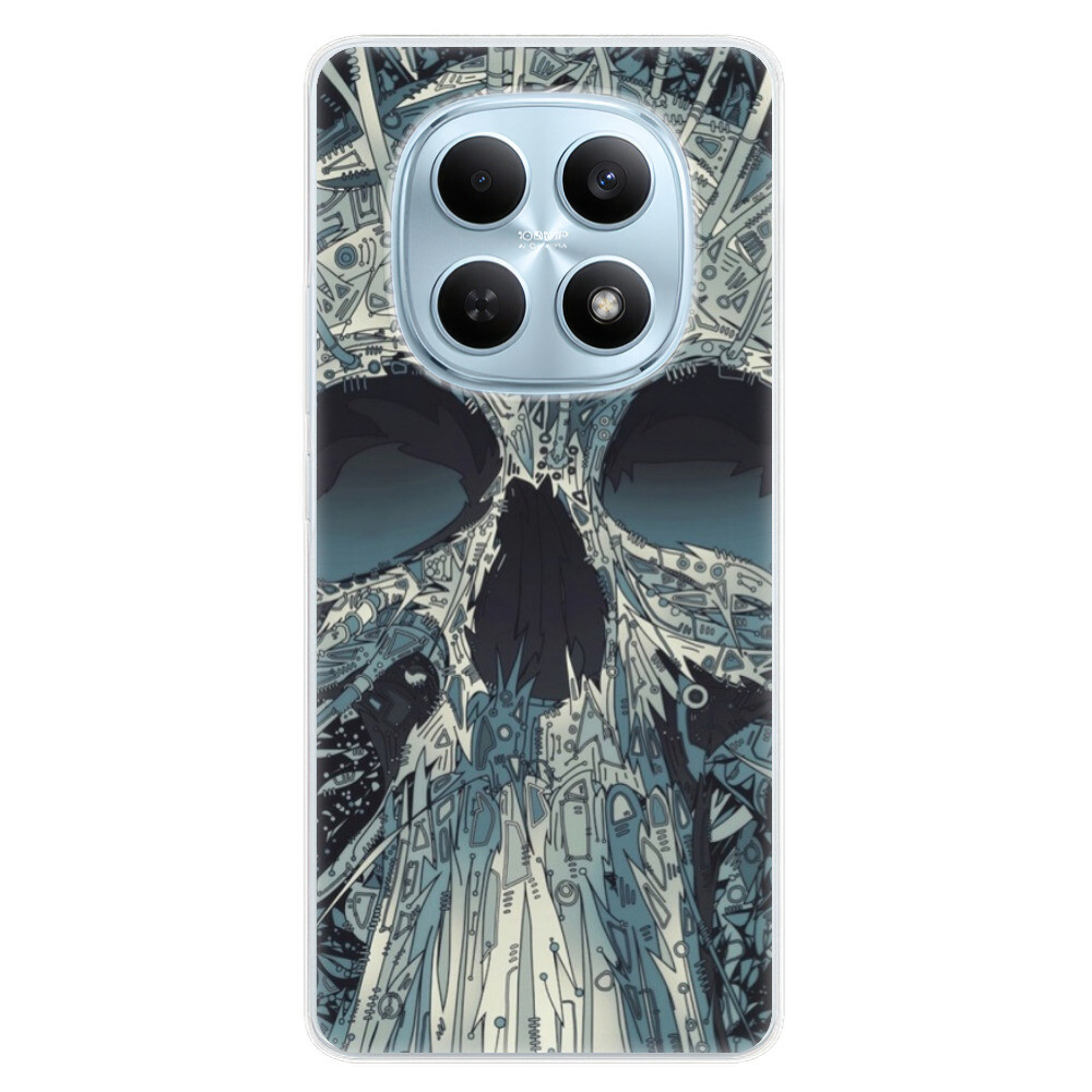 Odolné silikónové puzdro iSaprio - Abstract Skull - Xiaomi Redmi Note 15 4G / 15 5G