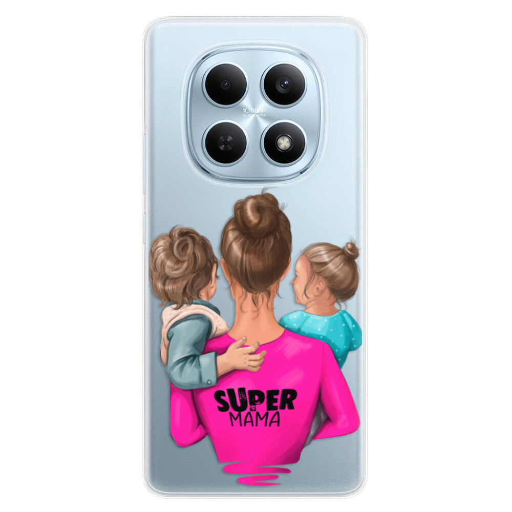 Odolné silikónové puzdro iSaprio - Super Mama - Boy and Girl - Xiaomi Redmi Note 15 4G / 15 5G
