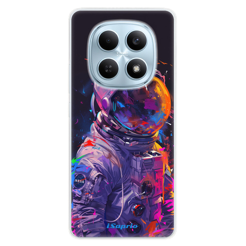 Odolné silikónové puzdro iSaprio - Neon Astronaut - Xiaomi Redmi Note 15 4G / 15 5G
