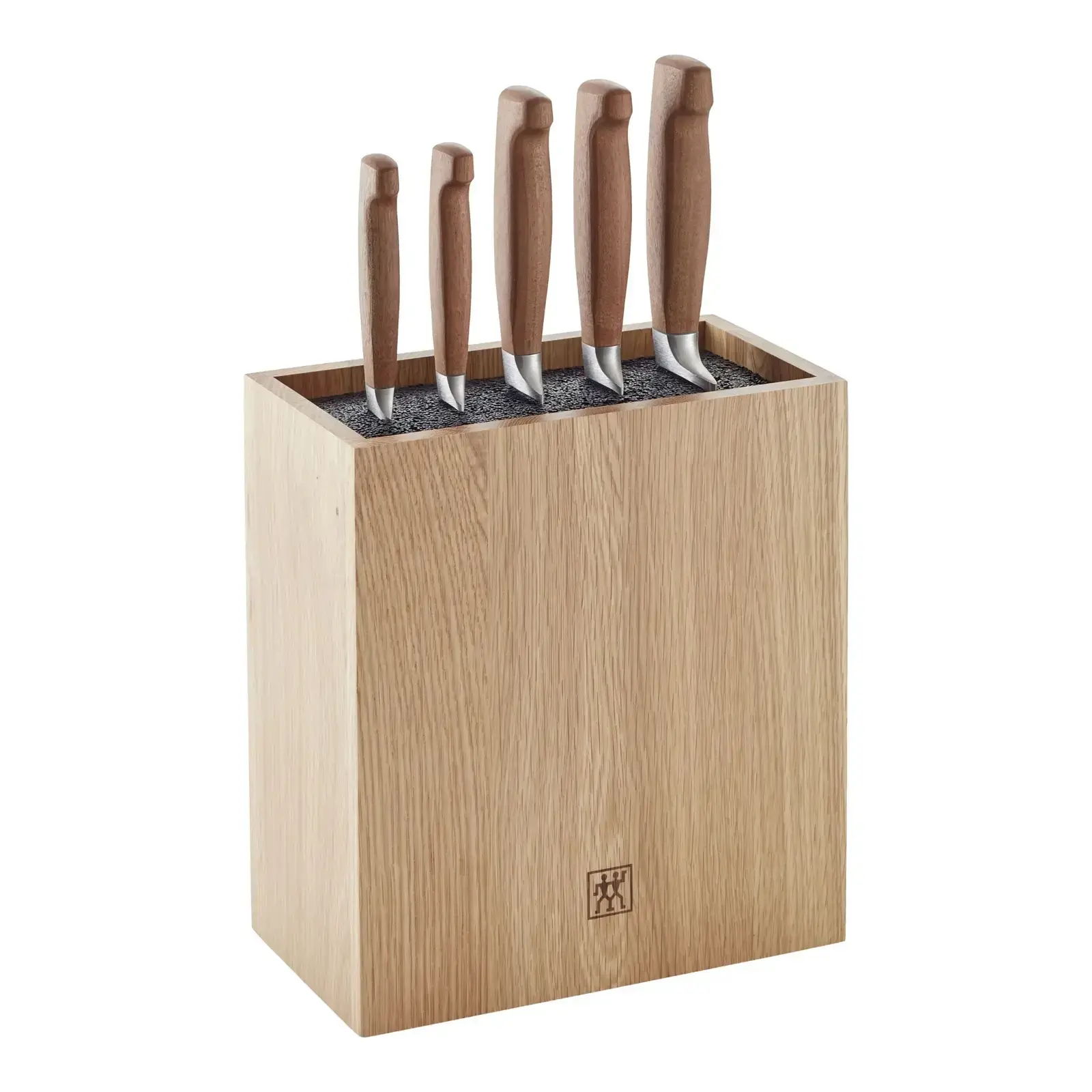 Súprava nožov s blokom FOUR STAR WOOD, sada 6 ks, hnedá, Zwilling