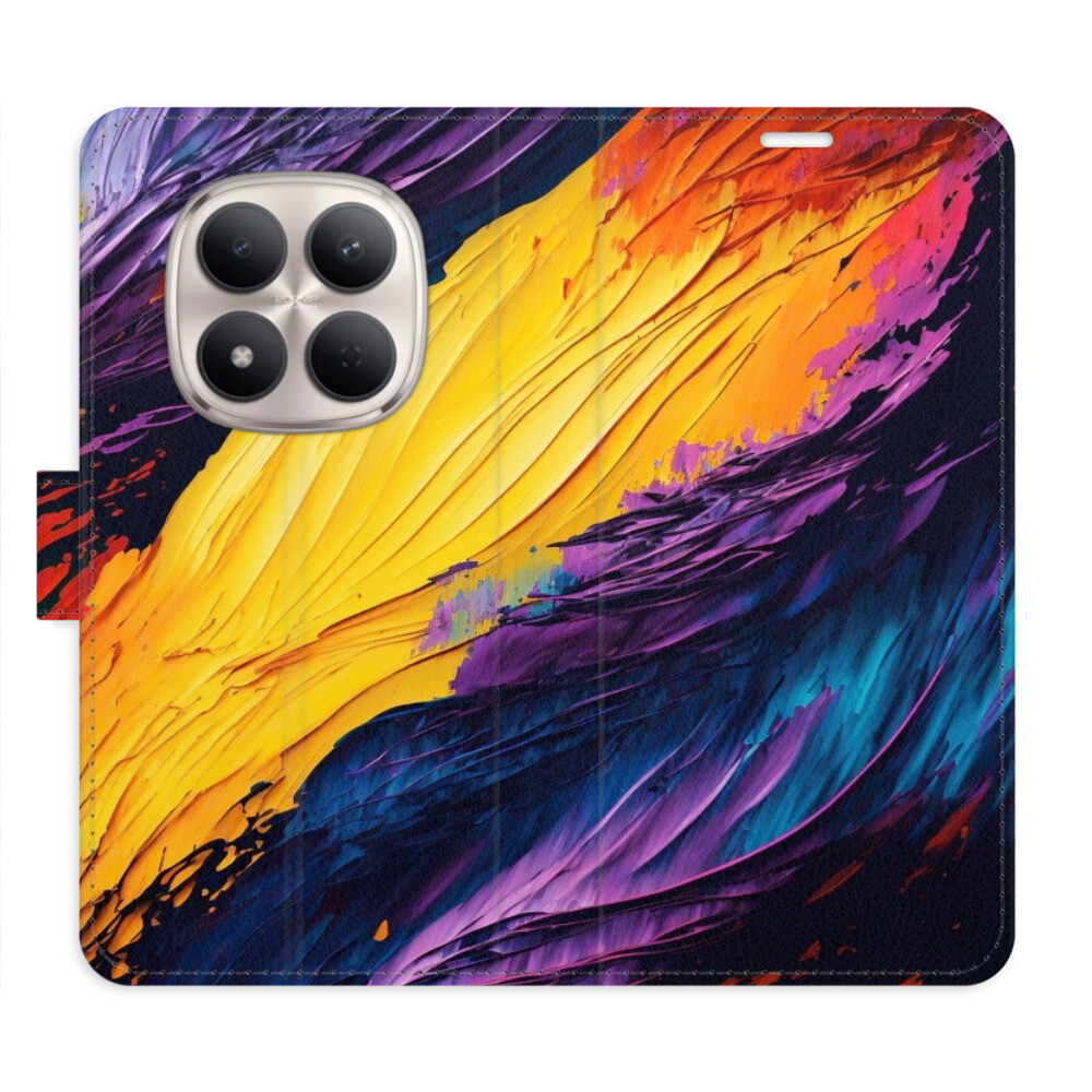 Flipové puzdro iSaprio - Fire Paint - Xiaomi Redmi Note 15 Pro 5G