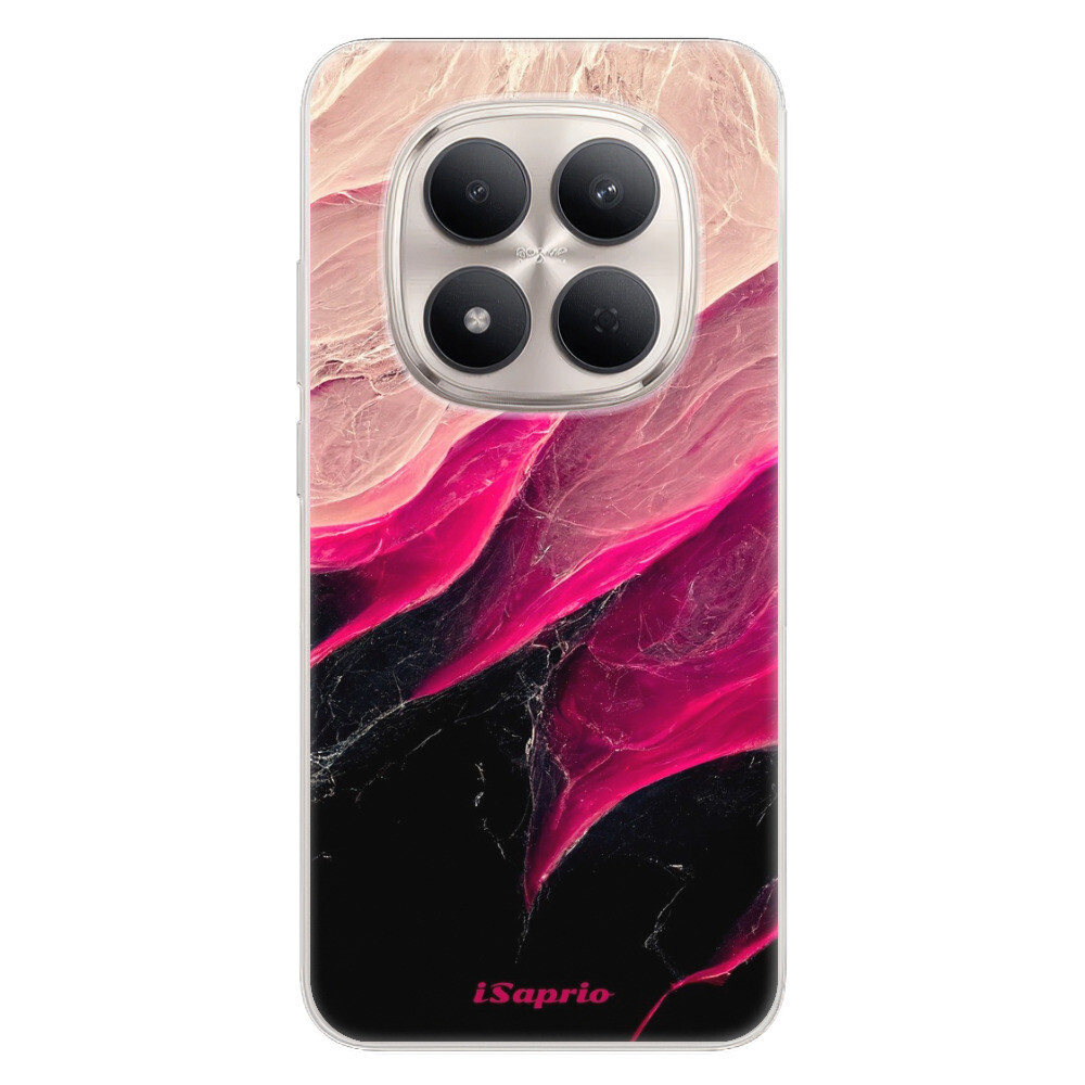 Odolné silikónové puzdro iSaprio - Black and Pink - Xiaomi Redmi Note 15 Pro 5G