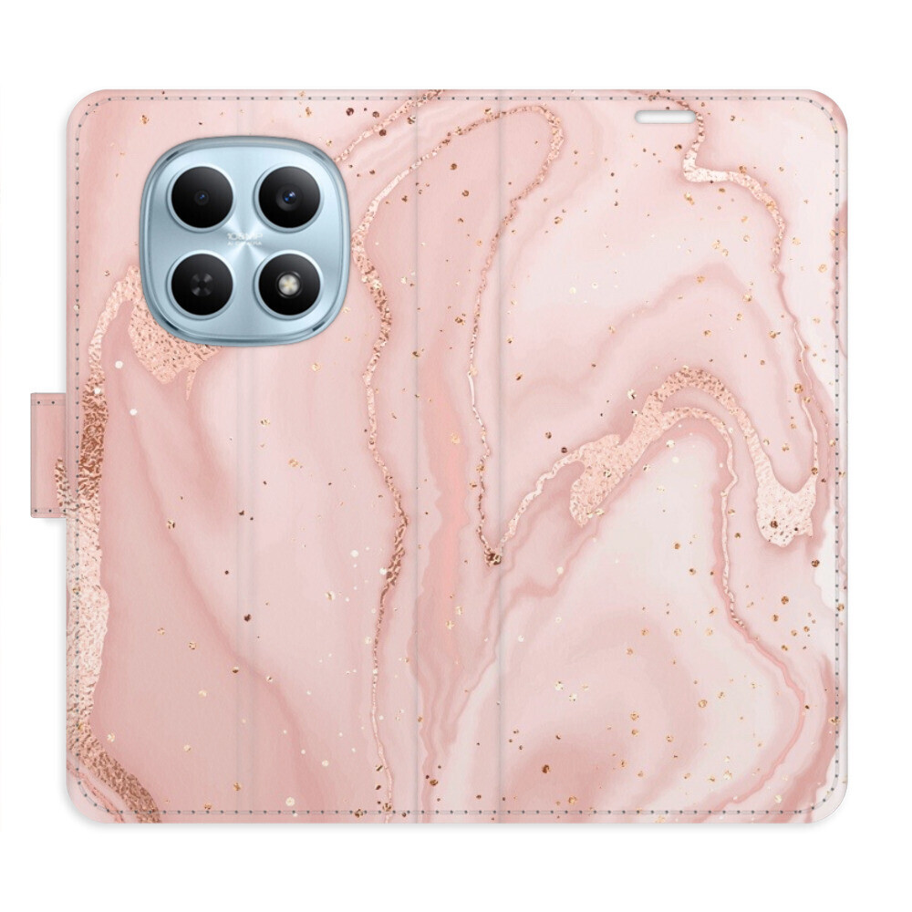 Flipové puzdro iSaprio - RoseGold Marble - Xiaomi Redmi Note 15 4G / 15 5G