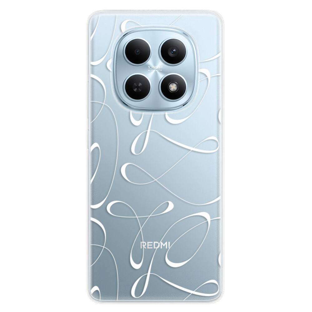 Odolné silikónové puzdro iSaprio - Fancy - white - Xiaomi Redmi Note 15 4G / 15 5G