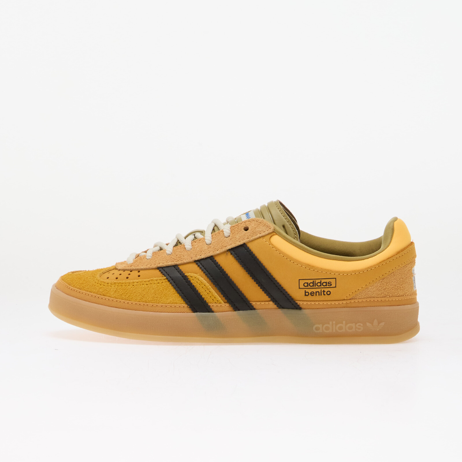 Tenisky adidas x Bad Bunny Gazelle Indoor Solar Gold/ Core Black/ Gum 3 EUR 44