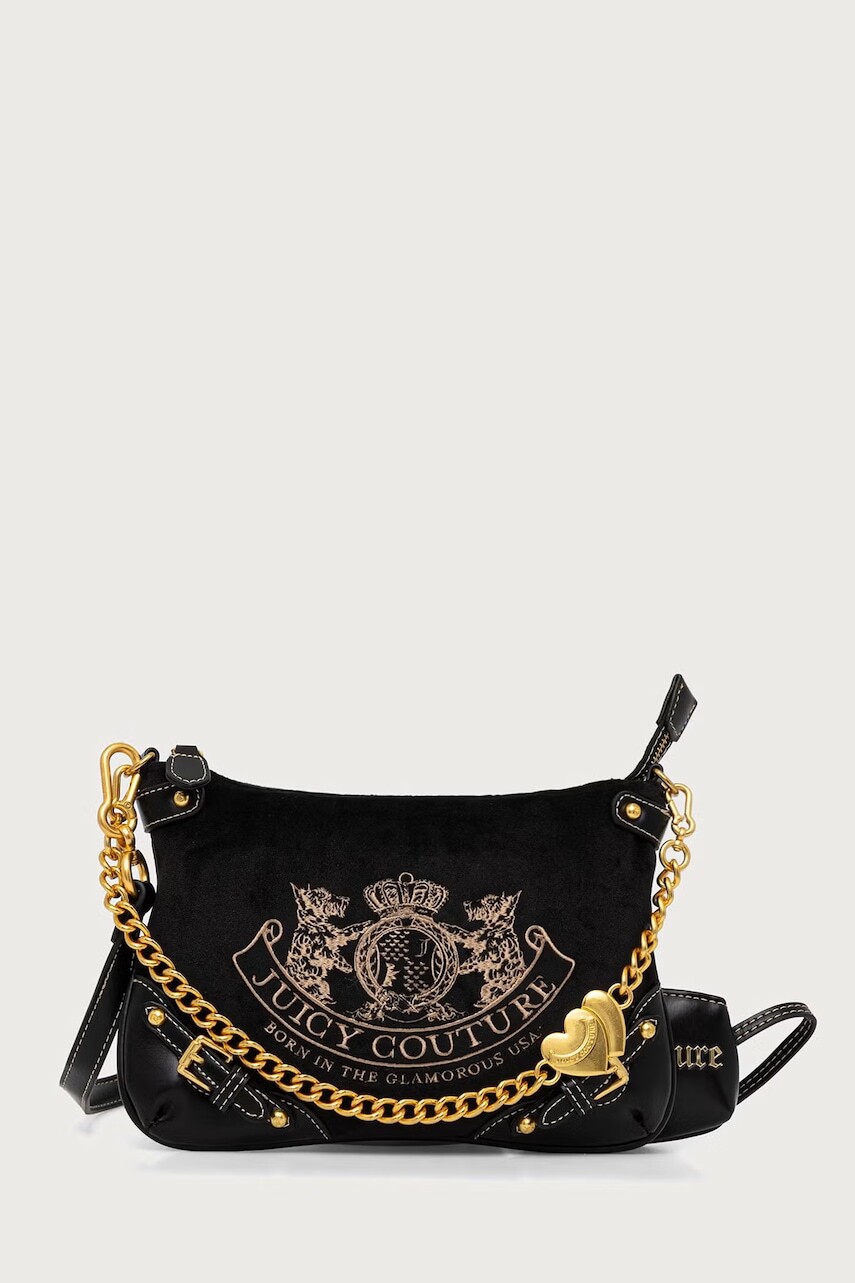 Juicy Couture crossbody kabelka dámska zamatová TWIG NARRATIVE