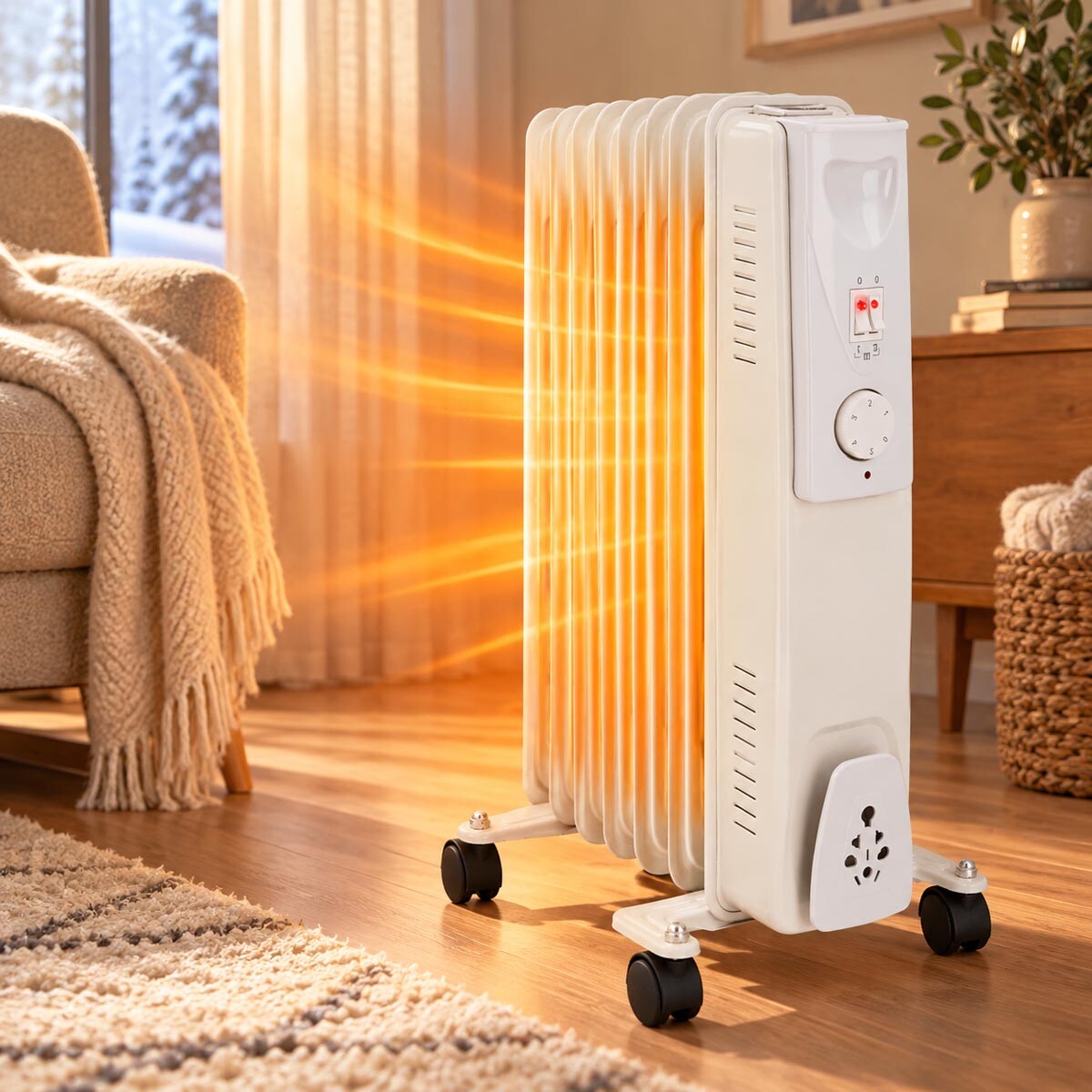 Olejový radiátor 1500 W
