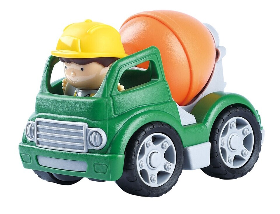 Auto stavebné s figurkou 14cm