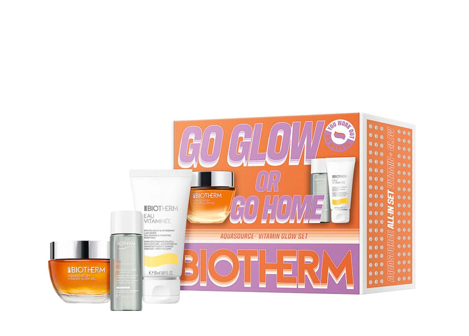 Biotherm Darčeková sada Aquasource+ Vitamín Glow Set