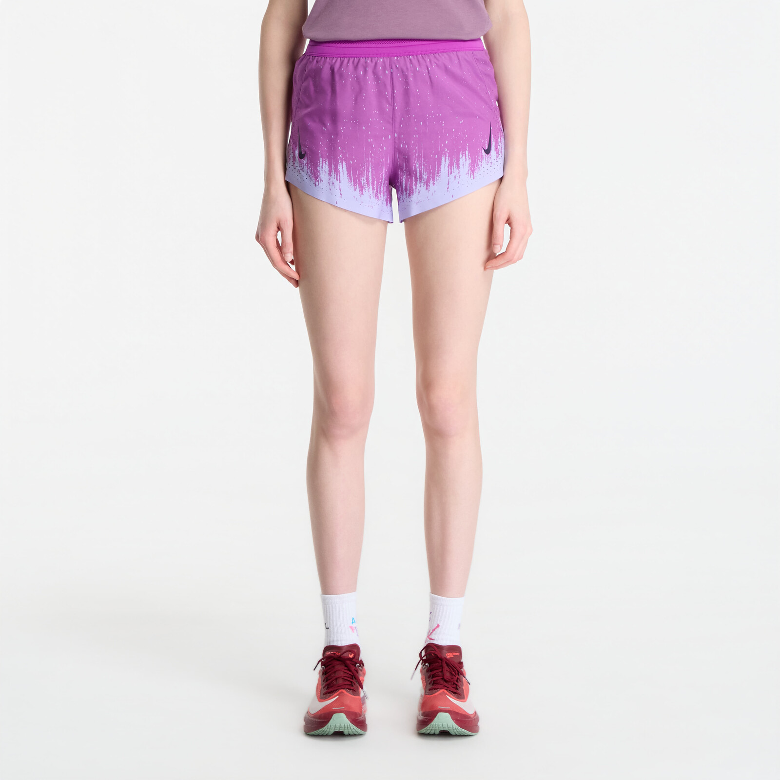 Šortky Nike AeroSwift Dri-FIT ADV Brief-Lined Running Shorts Vivid Purple/ Purple Dynasty S