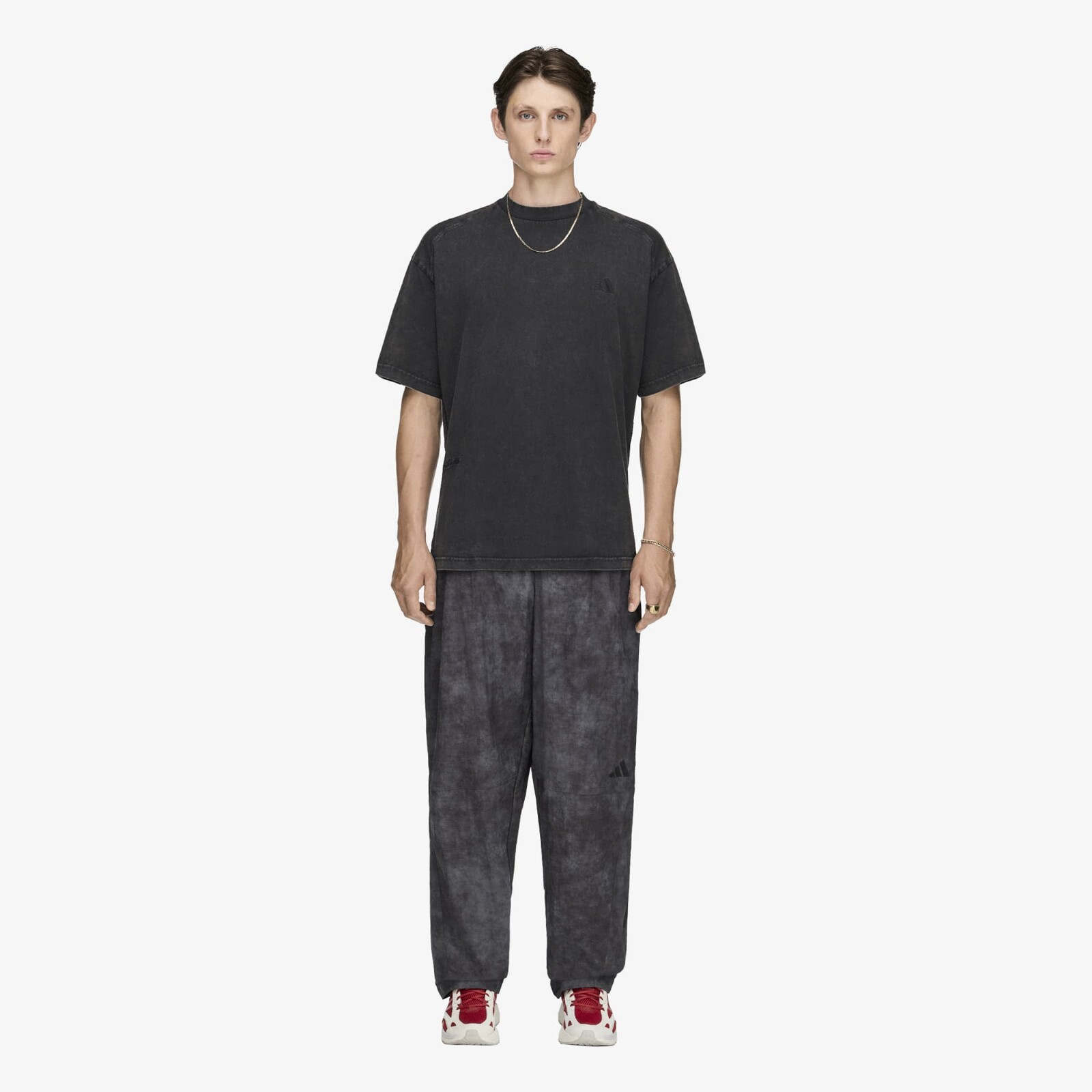 Tepláky adidas x Tyrrell Winston Z.N.E. Trackpant Grey Five/ Utility Black XL