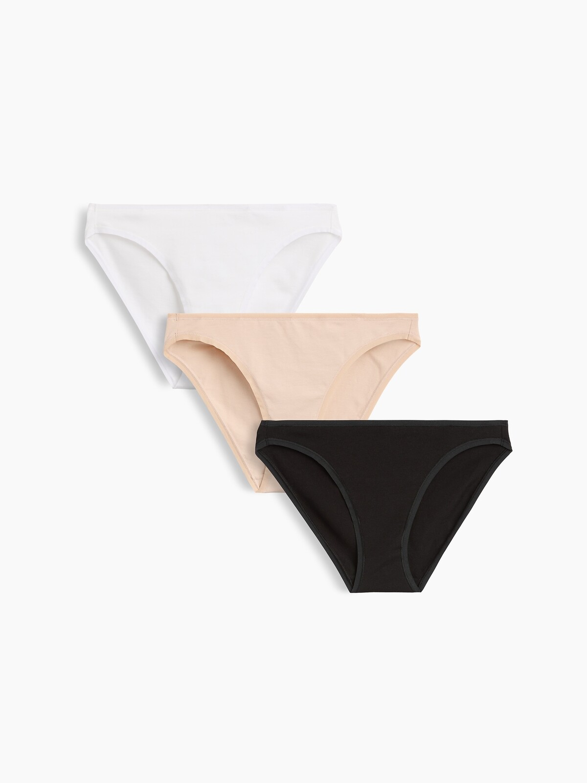 GAP Bavlnené bikinové nohavičky 3 ks