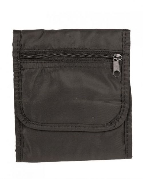 Peňaženka na krk Mil-Tec - čierna