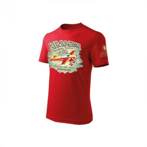Triko detské Antonio s lietadielkom AIR RACING - červené, 122