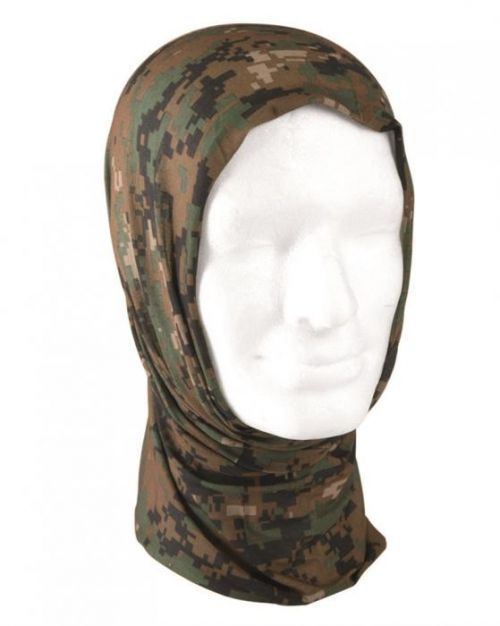 Šatka Headgear multifunkčný - digital woodland