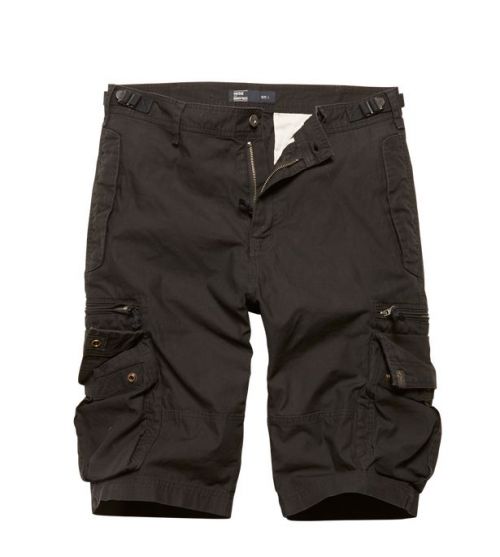 Kraťasy Vintage Industries BDU T/C - čierne, M