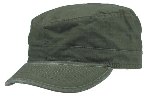 US BDU poľná čiapka - oliv-stonewashed, S