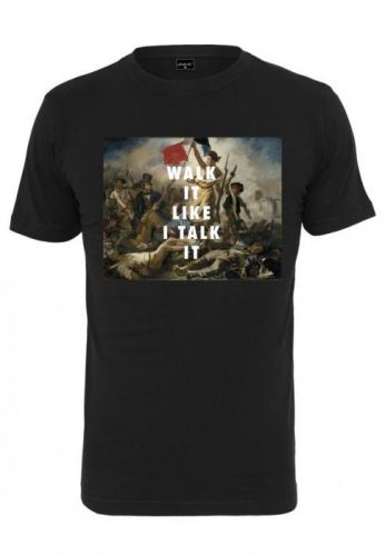 Tričko Mister Tee Walk It - čierne, M