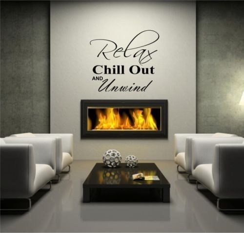 Dekoratívna nálepka na stenu Relax And Chill Out