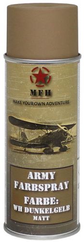 Farba v spreji Max Army 400 ml - dunkelgelb
