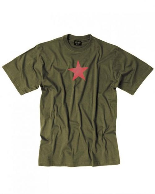 Triko Red Star - olivové, M