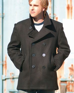 US Pea Coat MFH - černý, S