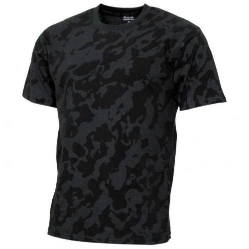 Triko s krátkym rukávom MFH Street - nightcamo, 3XL