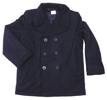 US Pea Coat MFH - modrý, XS