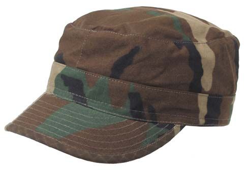 US BDU poľná čiapka - woodland, S