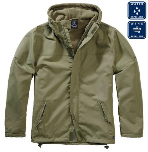 Bunda Brandit Windbreaker Frontzip - olivová, L