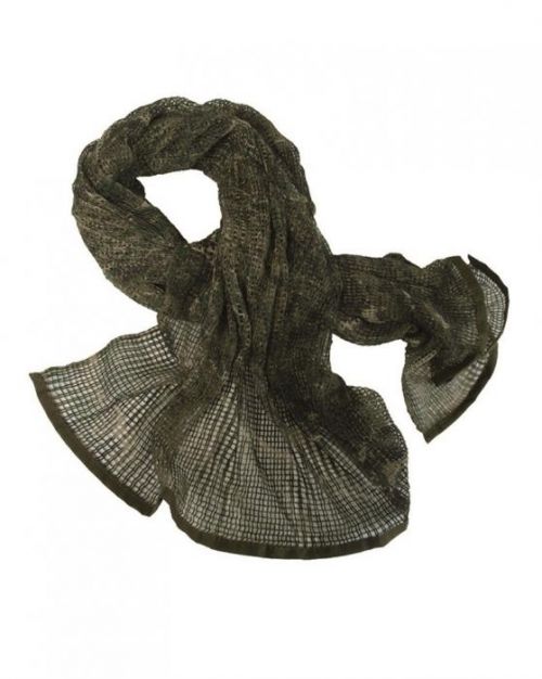 Šál sieťovaný Barakuda - digital woodland