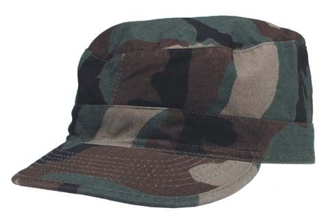 US BDU poľná čiapka - woodland-stonewashed, S