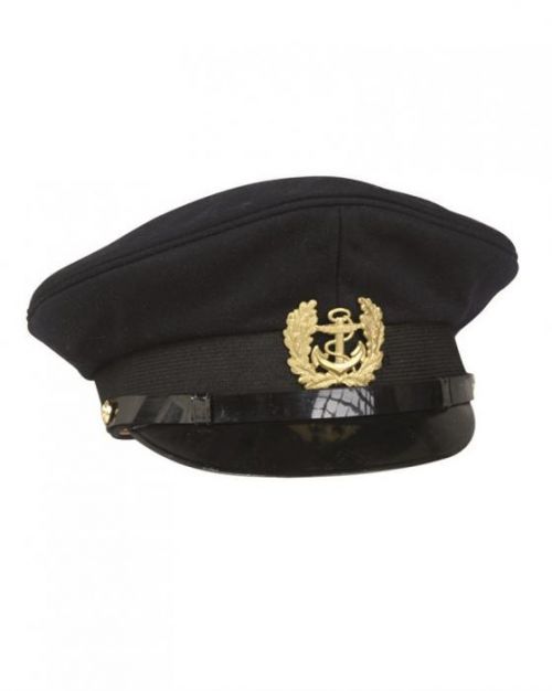 US Marine brigadýrka s odznakom - modrá, 60