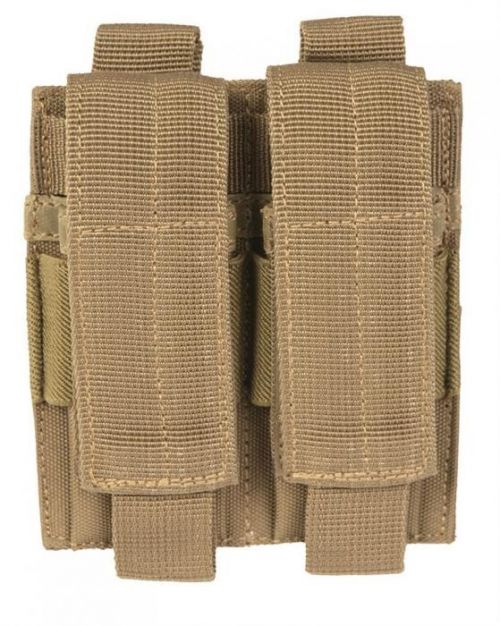 Puzdro na zásobník Mil-Tec Double Molle - coyote