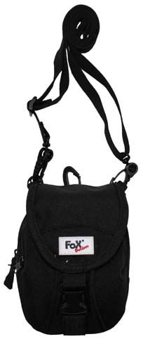 Puzdro na fotoaparát FoX 13 x 9 x 4,5 cm - čierne
