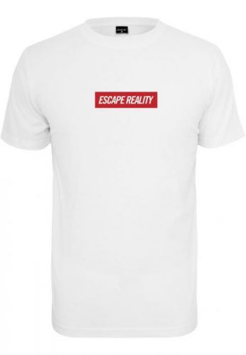 Tričko Mister Tee Escape Reality - biele, XL