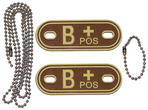 Identifikačný známka MFH Dog tag B POS - desert