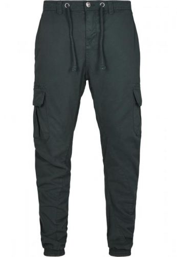 Nohavice Urban Classics Cargo Jogging - zelené, XXL