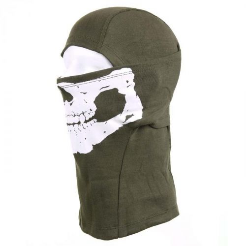 Kukla 101 Inc Balaclava Skull - olivová