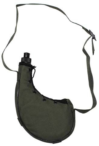 Plastiková poľná fľaša Bota 750 ml - olivová