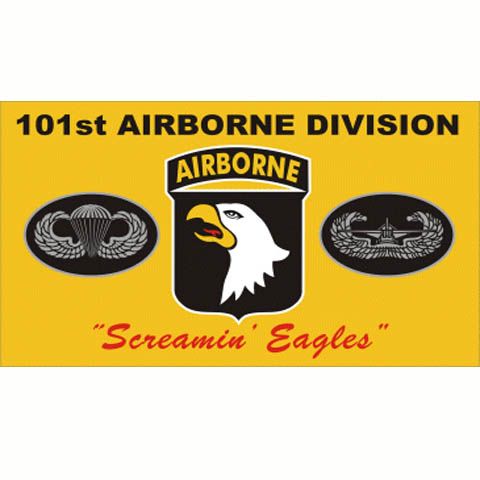 Vlajka Fostex US Airborne Screaming Eagles 1,5x1 m